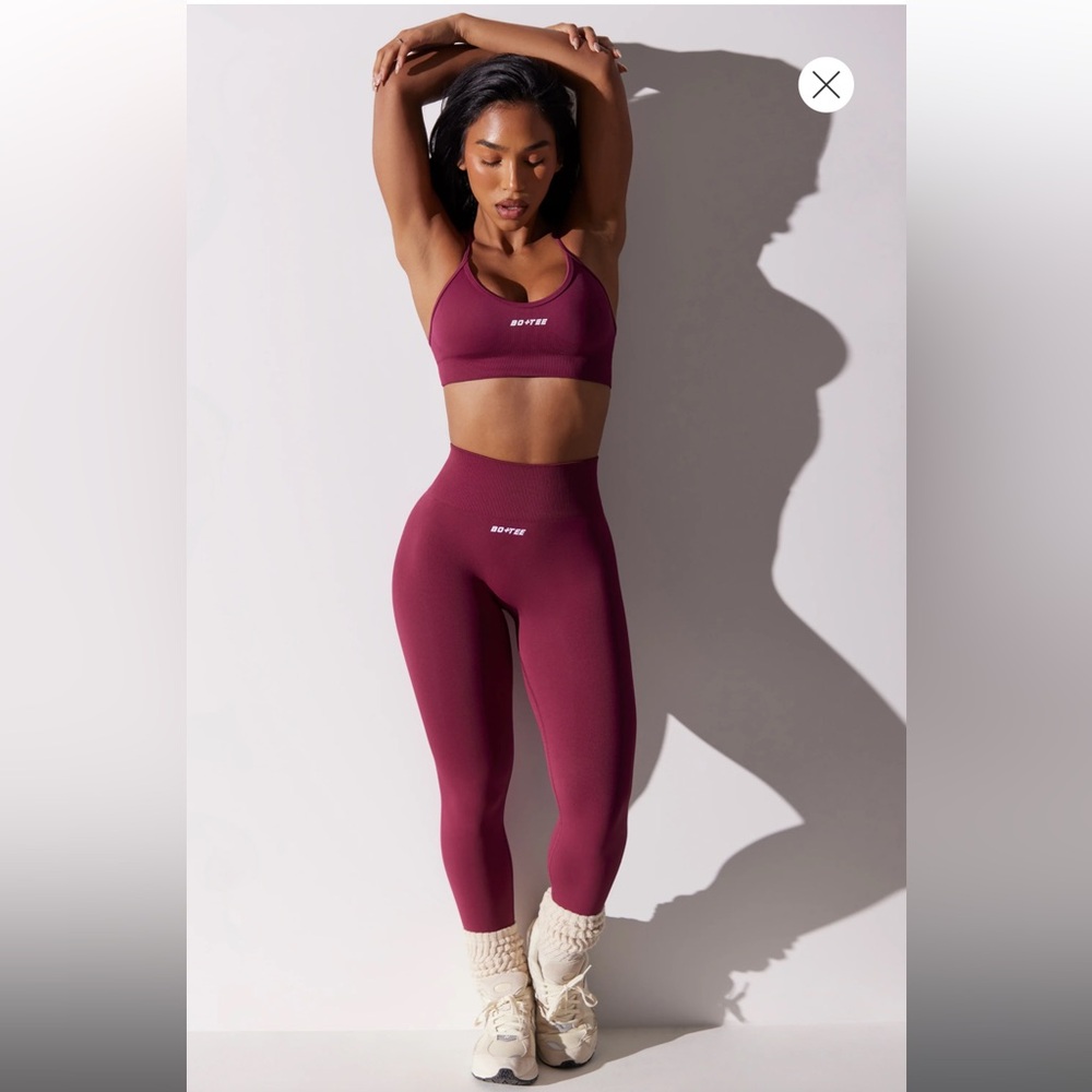 BO+TEE SUPER SCULPT LEGGING PLUM